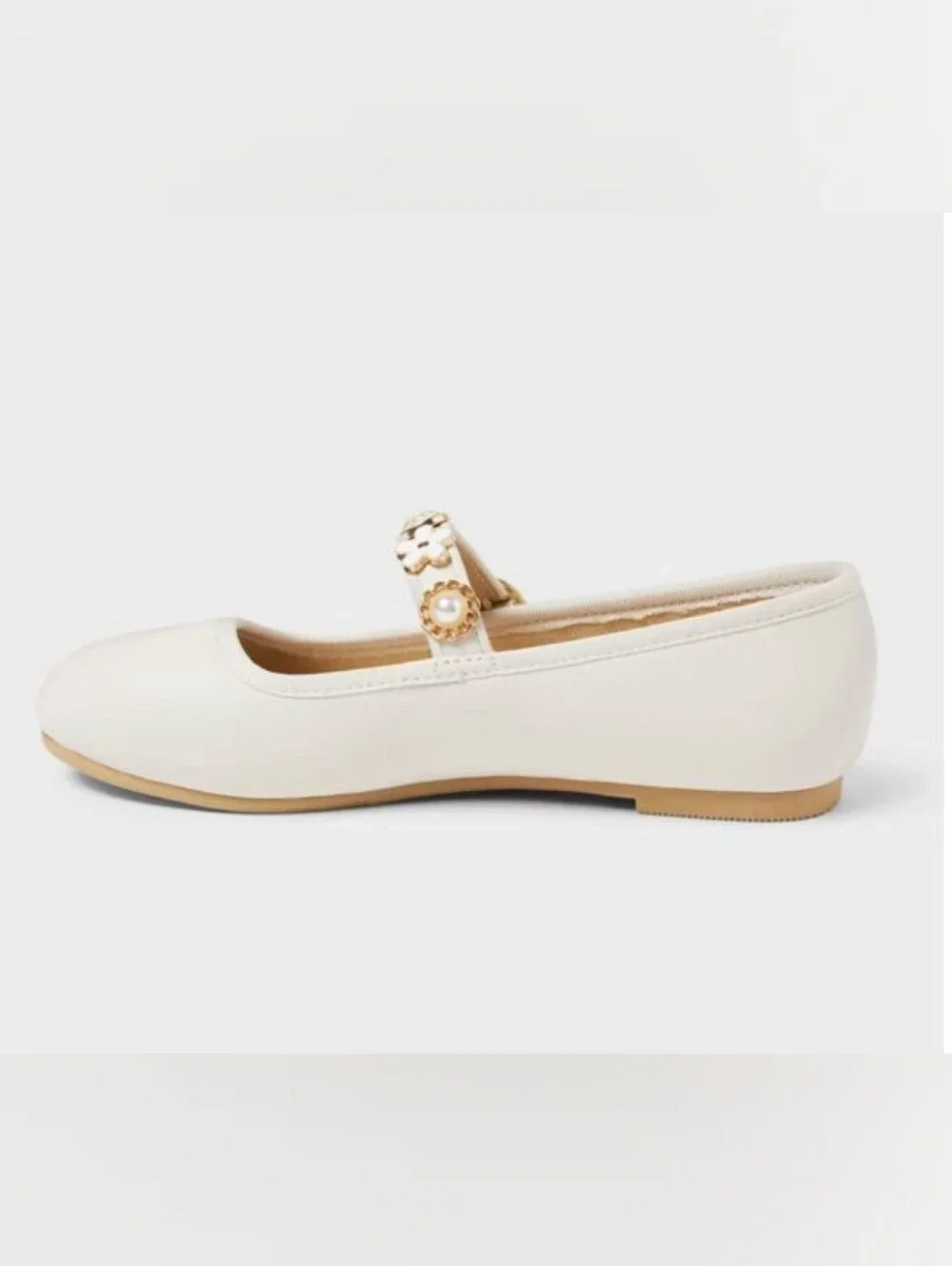 Cat & Jack Kids' Marla Charm Ballet Flats